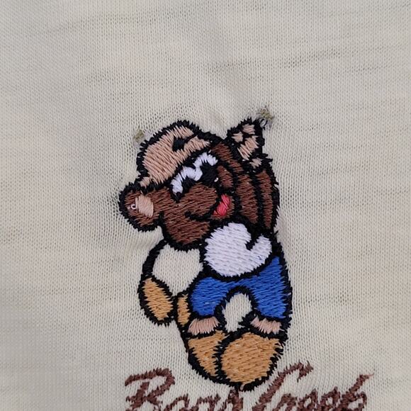 Vintage 80s MOD Preppy Polo Shirt Womens XS/S 17x26 Bear Creeks - Picture 12 of 14